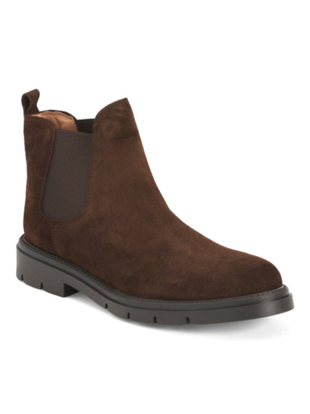 CAMPANILE COLLECTION Men's Made In Italy Suede Chelsea Boots